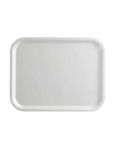 Plateau surface lisse Capri Cambro blanc 320x530 mm