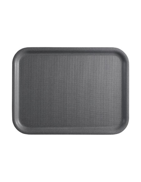 Plateau antidérapant Cambro Mykonos anthracite 330x430 mm