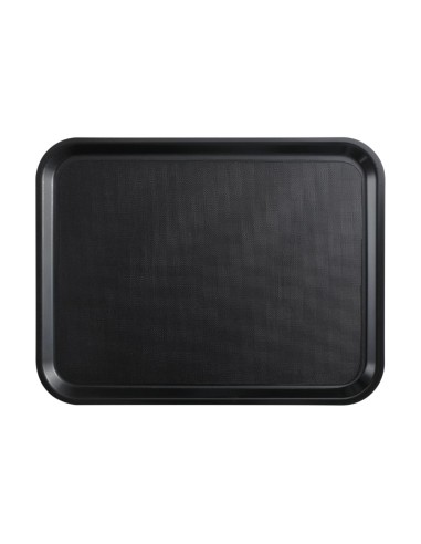 Plateau antidérapant Cambro Mykonos noir 330x430 mm