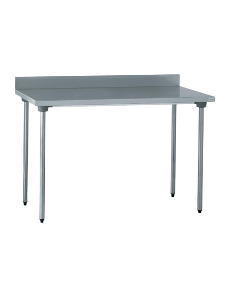 Table de préparation inox Tournus 1400 mm - Hauteur regulable