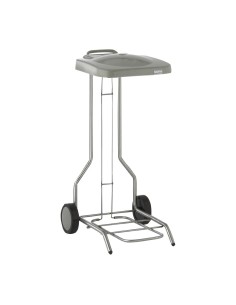 Porte-sac mobile Tournus 100/130L - inox - 900mm