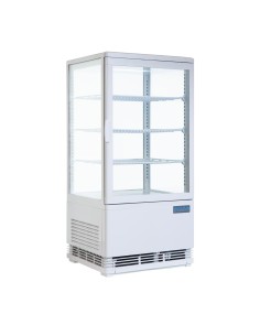 Vitrine réfrigérée Polar 68L blanche - Économique et élégante 2