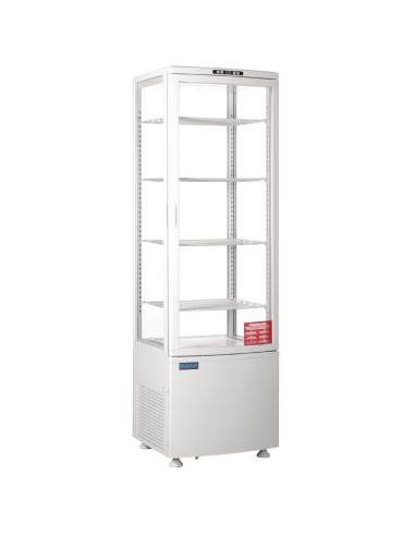 Vitrine réfrigérée Polar 235 L blanche - Économique et moderne