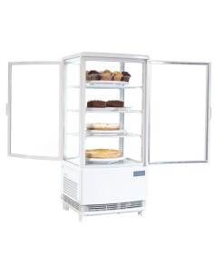 Vitrine réfrigérée Polar 86L blanche - énergie économique 2