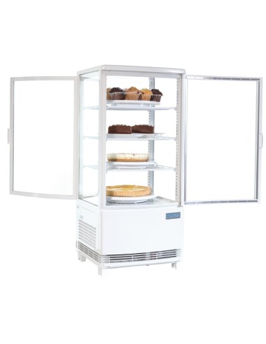 Vitrine réfrigérée Polar 86L blanche - énergie économique