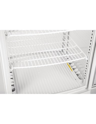 Vitrine réfrigérée Polar 86L blanche - énergie économique
