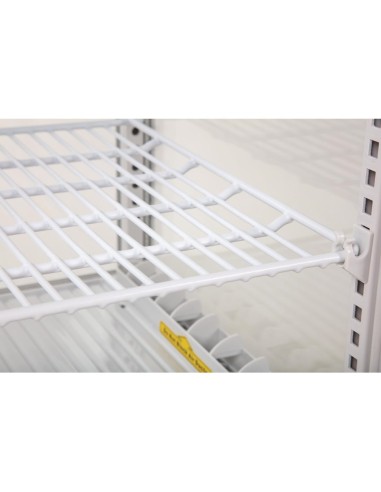 Vitrine réfrigérée Polar 68L blanche - Économique et élégante
