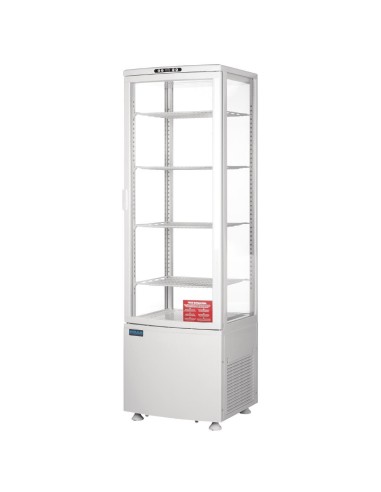 Vitrine réfrigérée Polar 235 L blanche - Économique et moderne