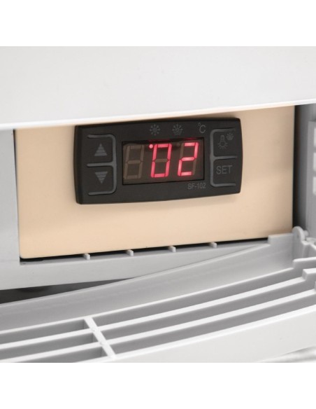 Vitrine réfrigérée Polar 86L blanche - énergie économique