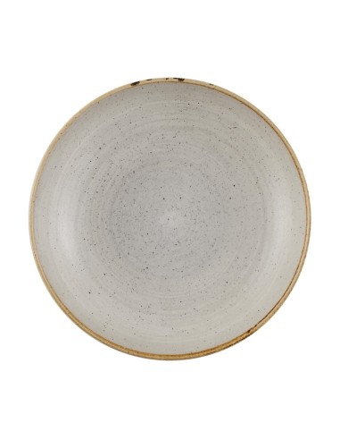 Assiettes rondes Churchill Stonecast Grey 248mm - lot de 12