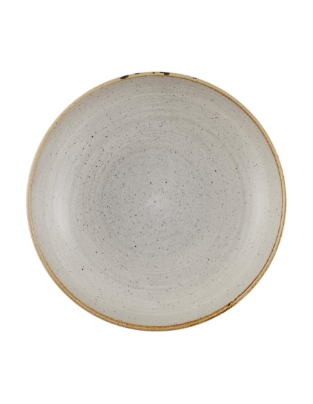 Assiettes rondes Churchill Stonecast Grey 248mm - lot de 12