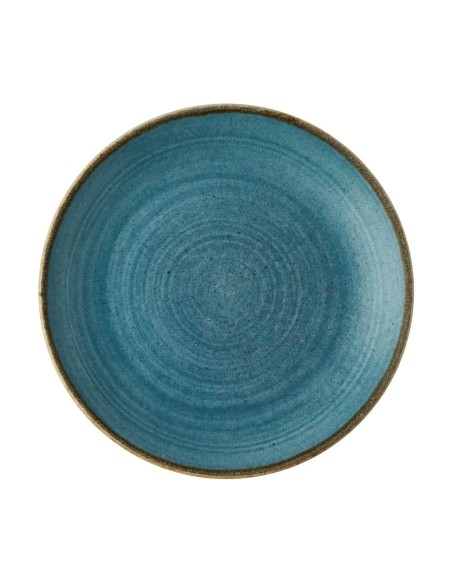 Assiettes Churchill Stonecast Evolve Teal 165mm - lot de 12