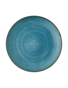 Assiettes Churchill Stonecast Raw Teal 260mm - lot de 12