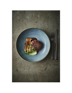 Assiettes Churchill Stonecast Evolve Teal 165mm - lot de 12 2