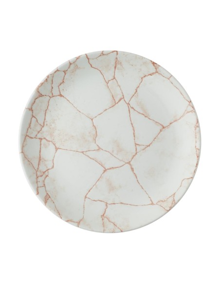 Assiettes Churchill Kintsugi Evolve Coral 220mm - lot de 12