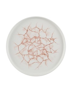 Assiettes Churchill Studio Prints Kintsugi Coral 260 mm - lot de 6