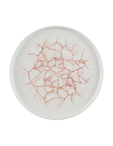 Assiettes Churchill Studio Prints Kintsugi Coral 260 mm - lot de 6