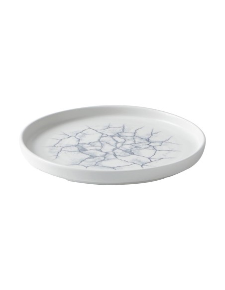 Assiettes Churchill Kintsugi Pearl Grey 220mm - lot de 6