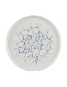 Assiettes rebord Churchill Kintsugi Pearl Grey 260mm - Lot de 6
