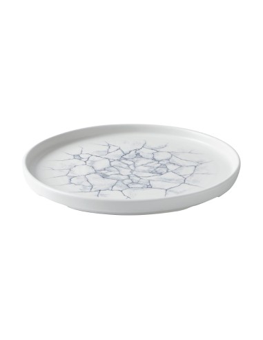 Assiettes rebord Churchill Kintsugi Pearl Grey 260mm - Lot de 6