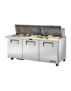 Comptoir de préparation True 30 bacs GN 1/6 - 5 ans garantie