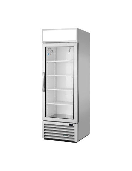 Vitrine positive libre service 1 porte coulissante True GDM-23-HC-FGD01-ALU
