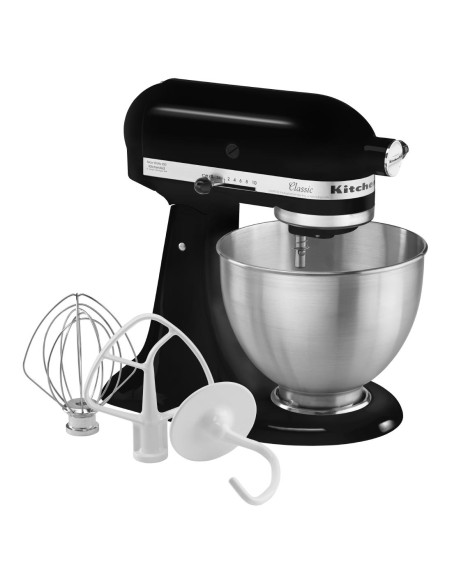 Batteur tête inclinable Classic KitchenAid 4,3L noir