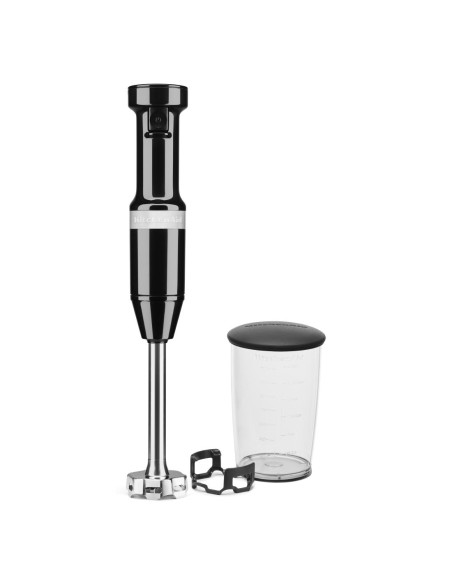 Mixeur plongeant KitchenAid Classic 5KHBV53BOB - 180W noir