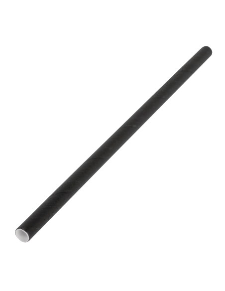 Pailles agitateurs compostables Fiesta noir - Lot 250