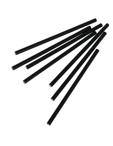 Pailles agitateurs compostables Fiesta noir - Lot 250