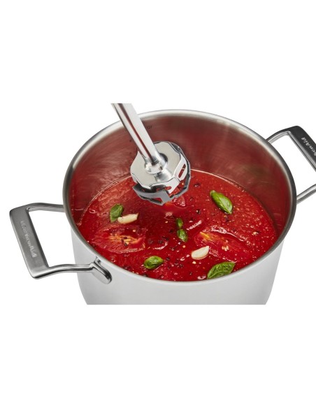 Mixeur plongeant KitchenAid Classic 5KHBV53BOB - 180W noir