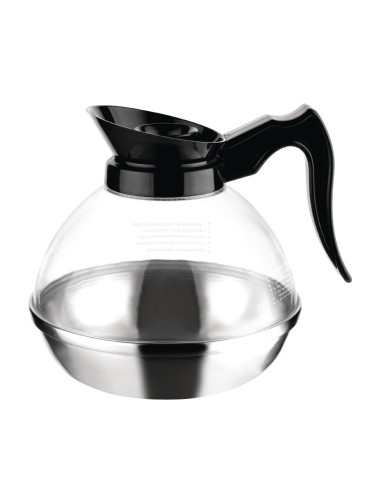 Pichet à café Olympia Tritan 1,7L base inox - Sans BPA
