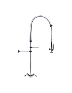 Douchette Gastro M grand modèle monotrou - Acier inoxydable