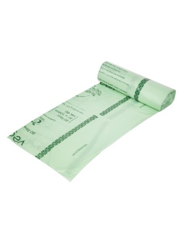 Sacs poubelle compostables Vegware Biobag 80L - Lot de 240
