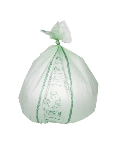 Sacs poubelle compostables Vegware Biobag 80L - Lot de 240