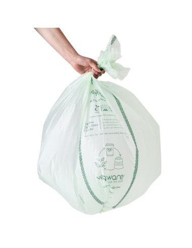 Sacs poubelle compostables Vegware Biobag 80L - Lot de 240