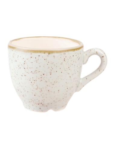 Tasses espresso Churchill Stonecast White 100ml - lot de 12