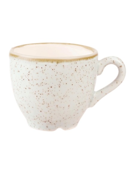 Tasses espresso Churchill Stonecast White 100ml - lot de 12