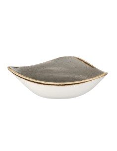 Bols triangulaires Churchill Stonecast Grey 153mm - Lot de 12