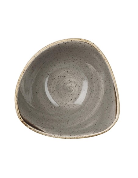 Bols triangulaires Churchill Stonecast Grey 153mm - Lot de 12