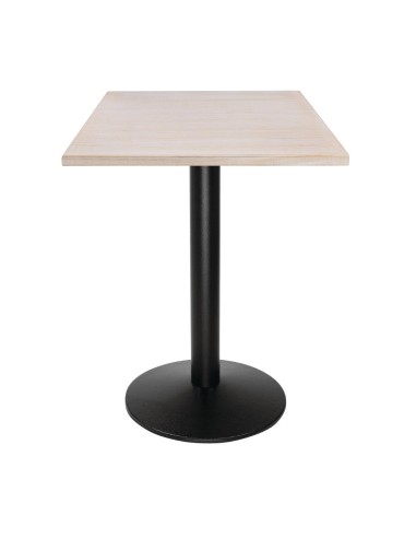 Plateau carré blanc Bolero 700mm - pré-percé
