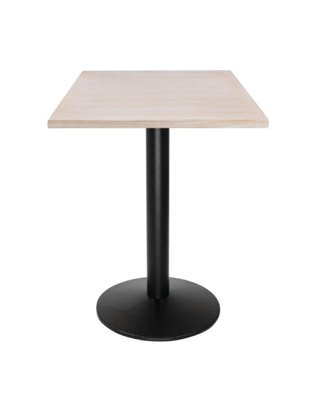 Plateau carré blanc Bolero 700mm - pré-percé