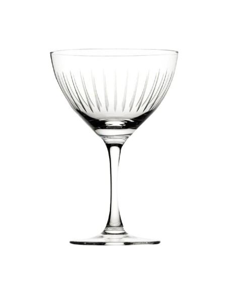 Verres à martini Utopia Raffles Lines 190 ml - lot de 6