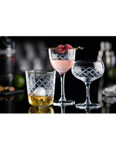 Verres à martini Utopia Raffles Diamond 190 ml - lot de 6 2