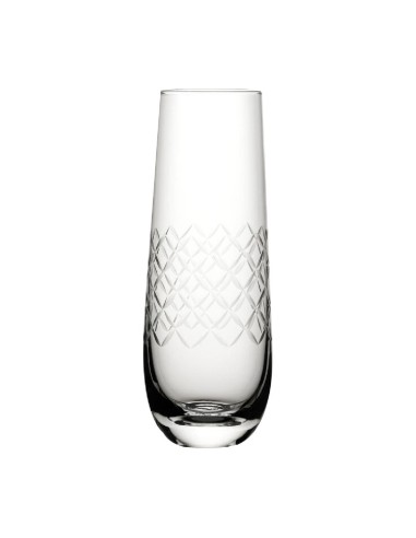Verres à champagne Utopia Raffles Diamond 300 ml - lot de 6
