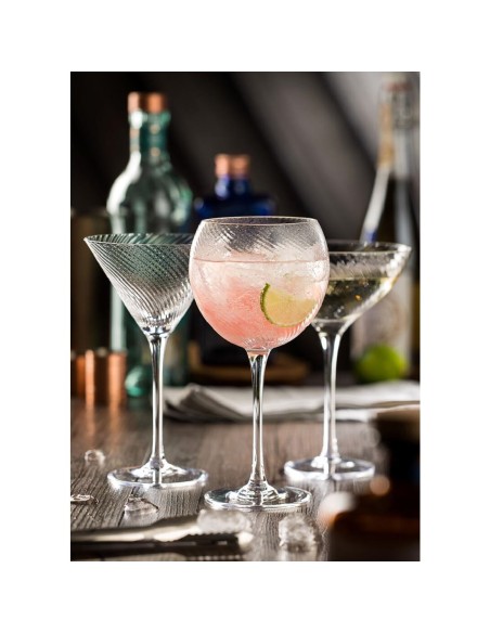 Verres à martini Twisted Hayworth Utopia 300 ml - lot de 6