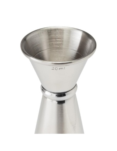 Doseur inox Beaumont 20ml/40ml - Bar professionnel