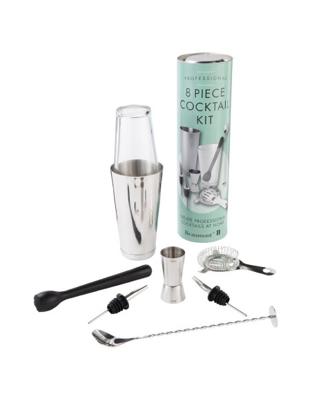 Kit cocktail 8 pièces Beaumont - Bar professionnel