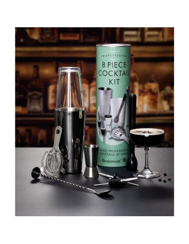 Kit cocktail 8 pièces Beaumont - Bar professionnel