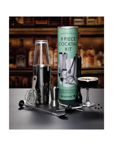 Kit cocktail 8 pièces Beaumont - Bar professionnel